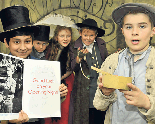 Staging a surprise for actors