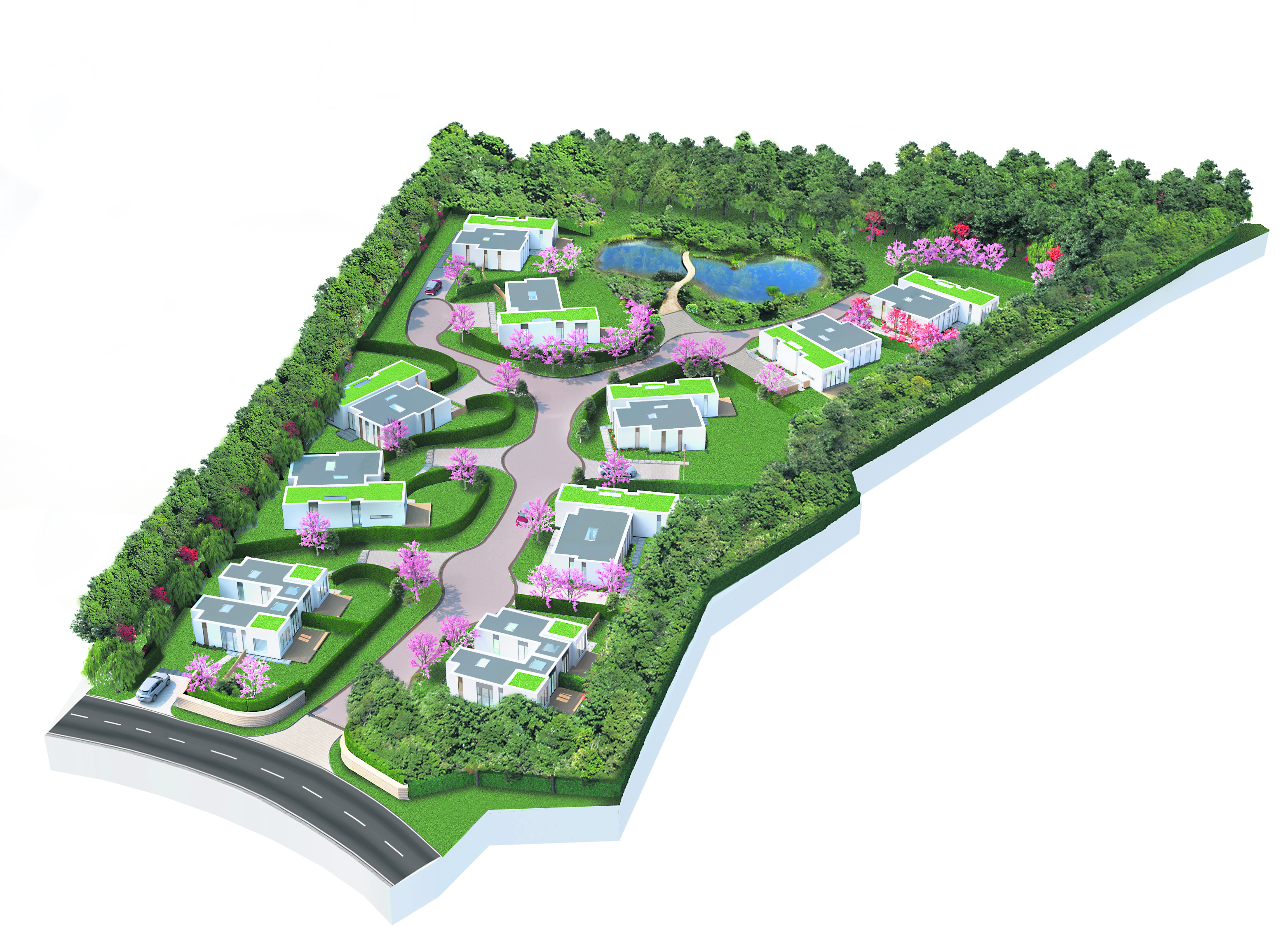 Luxury homes plan for village