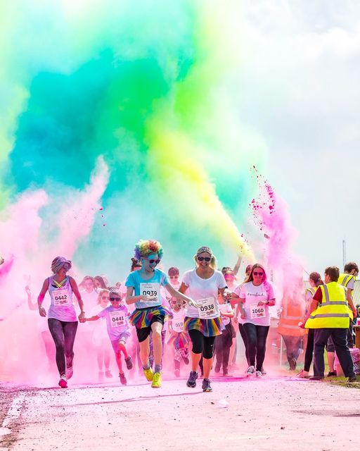 Color Rush Events Run the rainbow with St Luke's Colour Rush!