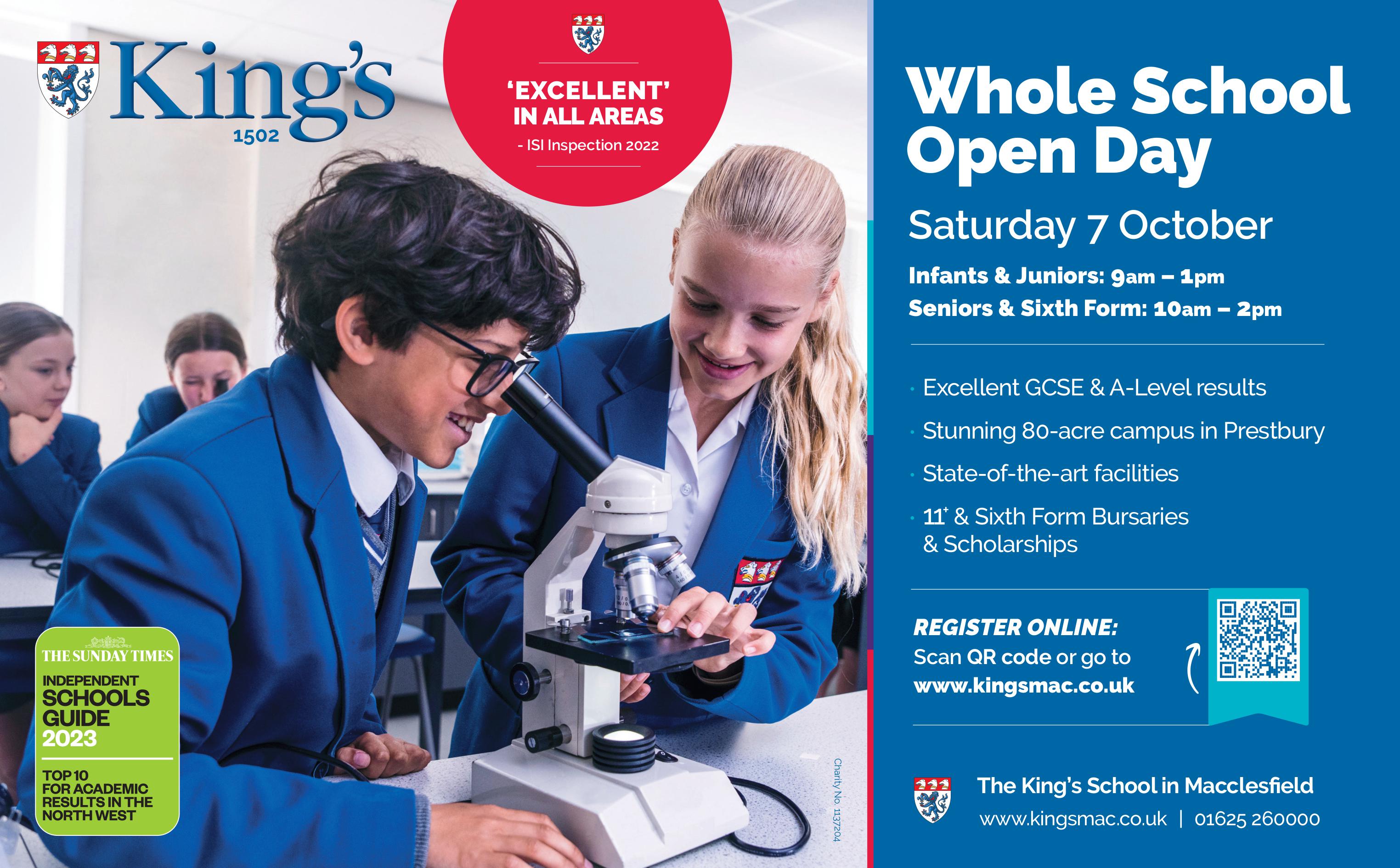 King's Whole School Open Day